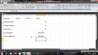 Cara Membuat Kalkulator Sederhana Menggunakan Microsoft Office Excel 2007