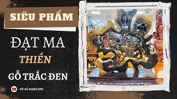 Tượng Đạt Ma Thiền  I Đồ Gỗ Mạnh Sơn I Tượng Đạt Ma Gỗ Trắc