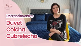 Diferencias entre DUVET, ACOLCHADO Y COLCHA - Amare❤