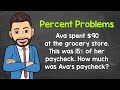 Understanding Percent Problems and Concepts