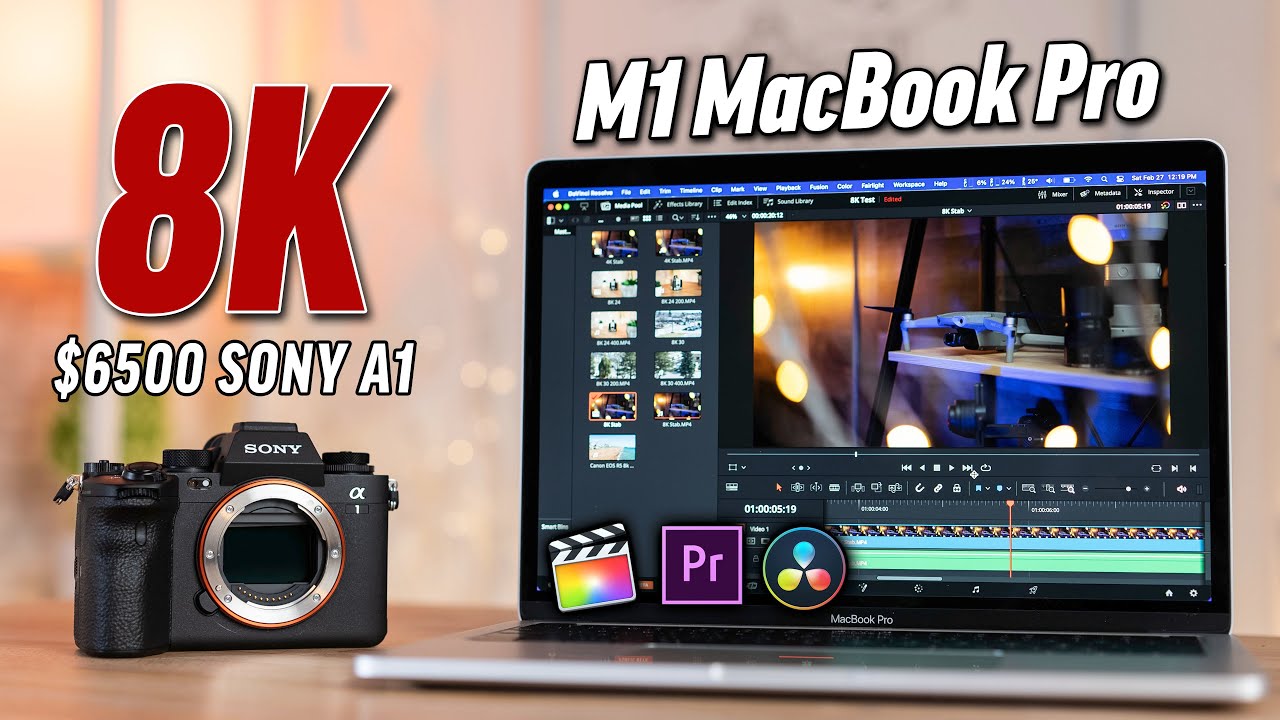 Can the M1 MacBook Pro edit 8K Video? Sony A1 10-bit