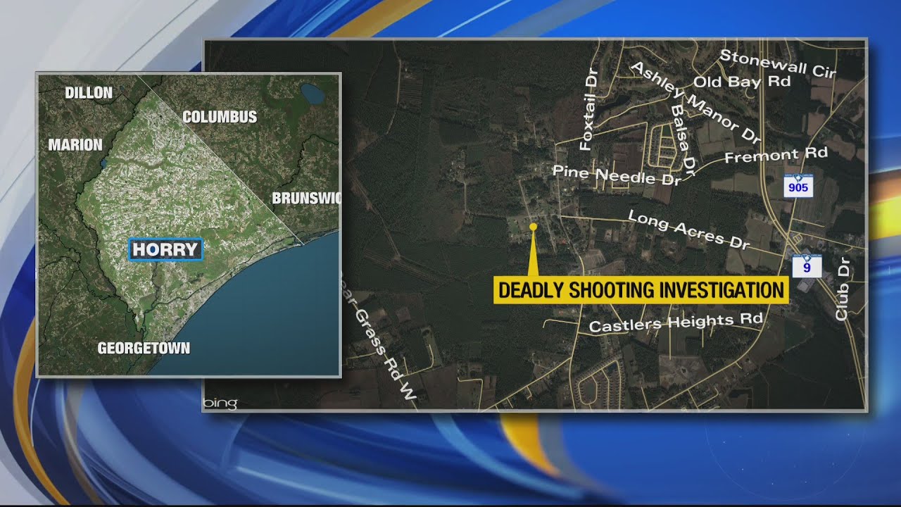 1 dead, 1 hurt, 1 in custody after shooting in Horry County - YouTube