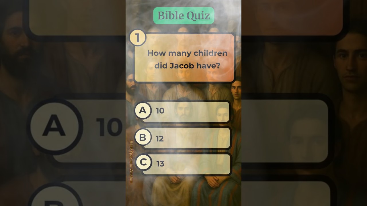 "Can You Ace This Impossible Bible Quiz? Test Your Faith Knowledge!" 🔥♥️😇