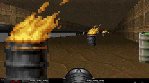 Doom (PS1) - Switching from windowed to full screen and vice versa on ePSXe causes glitches (480p)