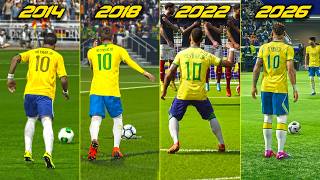 NEYMAR JR Free Kick in FIFA World Cup But PES\eFootball Version