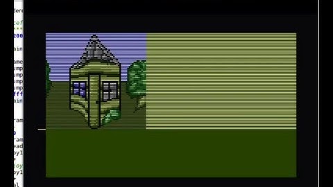 Texture expand test in pal blending mode on Atari 8-bit