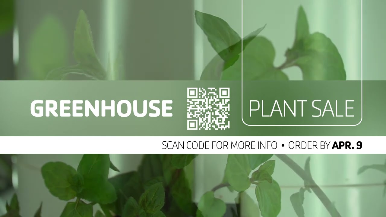 Digital Signage:  Plant Sale 2024