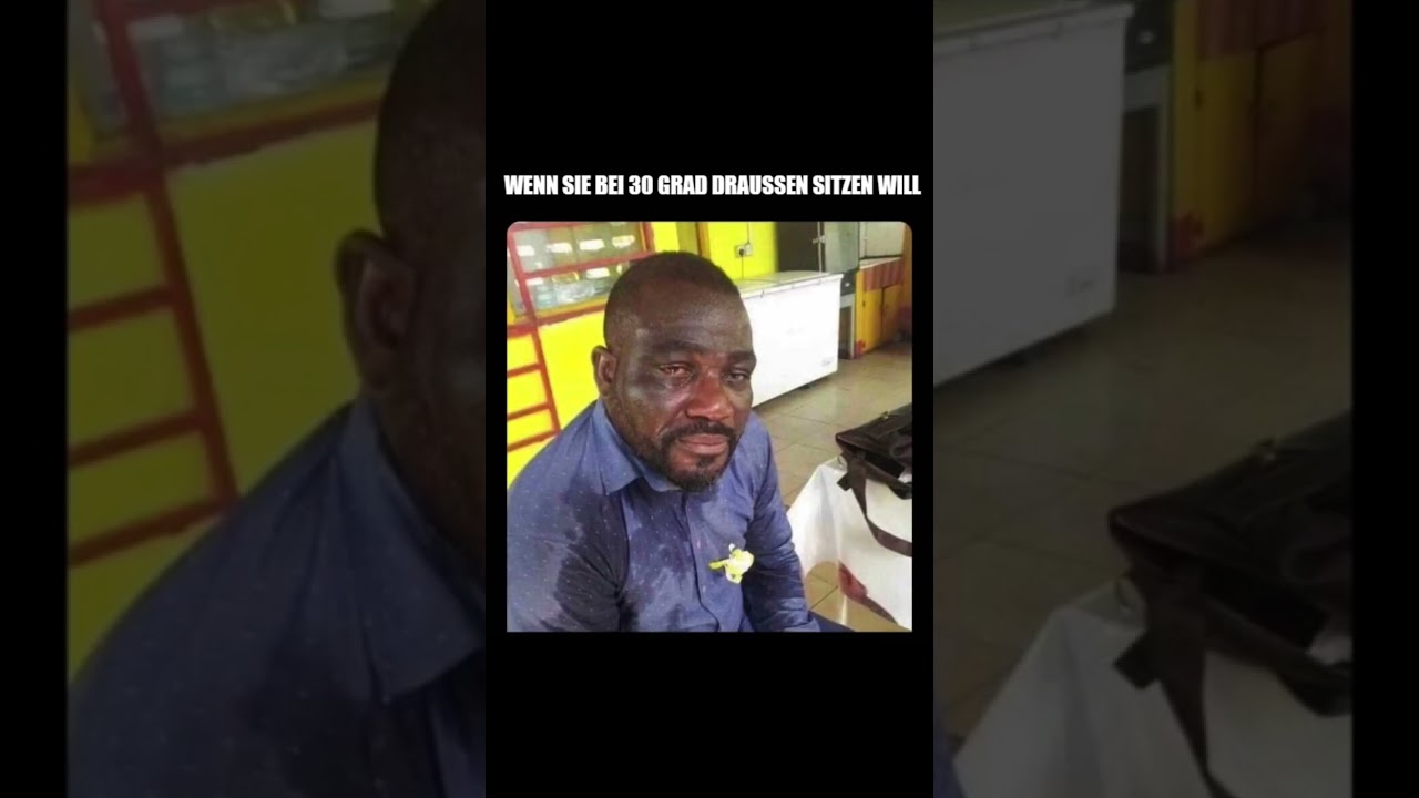 Wenn sie draussen sitzen will 