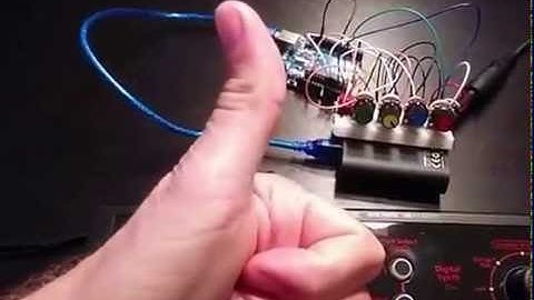 DIY MIDI Controller for my Roland JD-Xi - The concept works