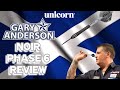 Unicorn gary anderson noir phase 6 darts review