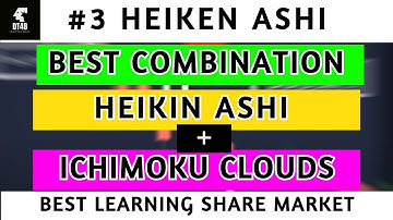Best Combination With HEIKIN ASHI Candlestick Pattern + ICHIMOKU CLOUDS Indicator| PART 3| By #DT4B