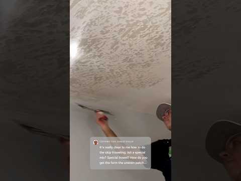 Skip Trowel Texture