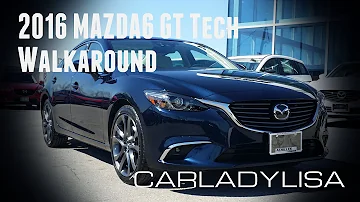 2016 MAZDA6 | GT Tech Package in Crystal Blue Mica