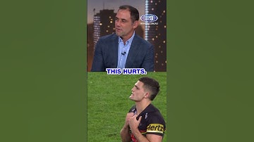 What Cam whispered to Nathan Cleary after the 2020 grand final... 👂 #9WWOS #NRL #shorts