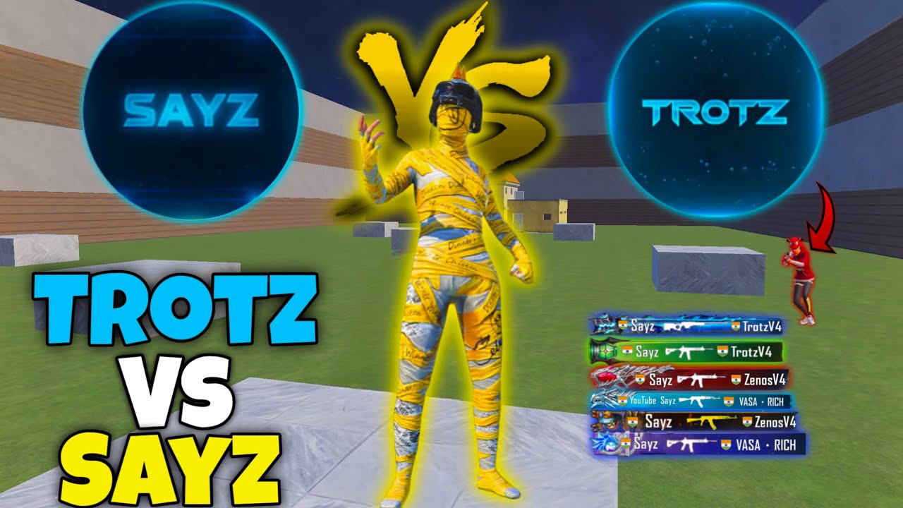 OMG🤯Trotz CHALLENGE SAYZ IN WOW WITH ALL MAXED🤑🔥 PUBG MOBILE