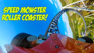 Speed Monster Roller Coaster - Multi-Angle POV! 4K! Tusenfryd, Norway