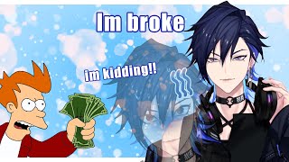 Yugo suffering from success after joking for being broke【NIJISANJI EN】