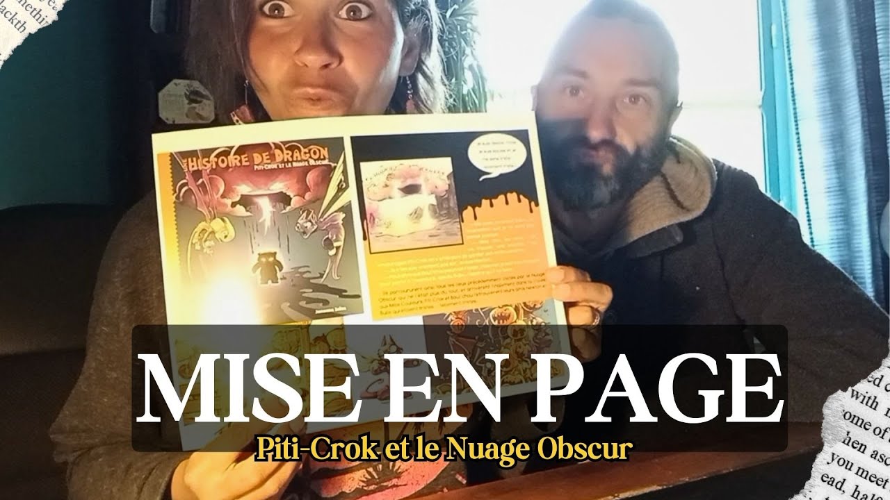 Les défis de la mise en page de mon livre jeunesse : Piti-Crok et le Nuage Obscur