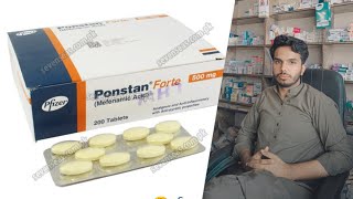 Uses of Ponstan Forte and precautions| ٹیبلیٹ پونسٹان کے استعمال اور نقصان #medicineuse #informative