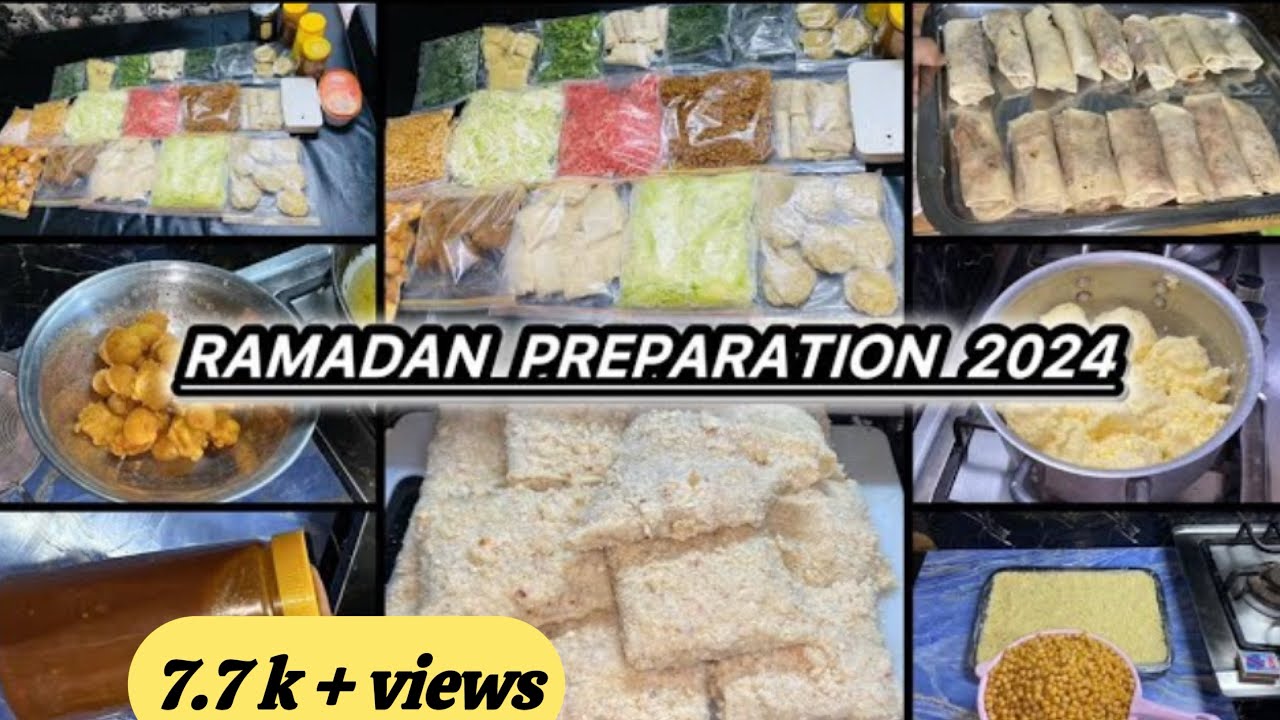 Ramadan Food Preparation 2024||All Ramadan Meal Prep In Just One Day|| Make And Freez & Save Time