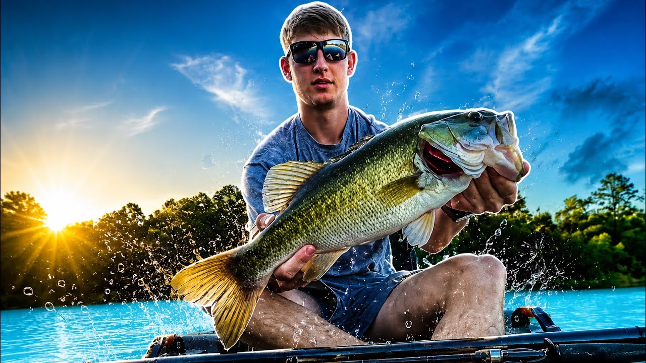 Bass fishing a HIDDEN Pond in South GA