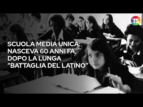 Scuola media unica: nasceva 60 anni fa, dopo la lunga “battaglia del latino”. Intervista a Saragnese