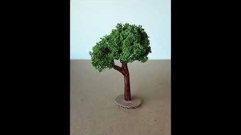 Easy Mini Tree for Architecture Models | DIY Tutorial