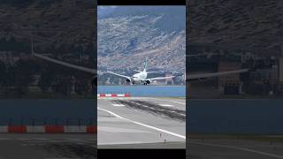 Strong Crosswinds!!! Landing at Nice, France. #shorts #xplane12 #aviation #landing #flightsim #games