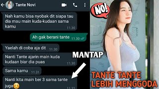 TANTEKU KUAJAK KE HOTEL BUAT MAIN KUDA-KUDAAN SAMA TEMANKU || CHAT STORY