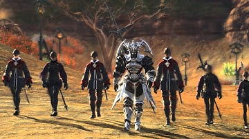 Final Fantasy XIV 1.x - All Grand Company Quest Cutscenes (Order Of The Twin Adder - Gridania)