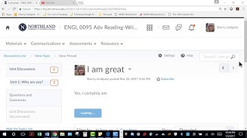 Participating in D2L Brightspace Discussions