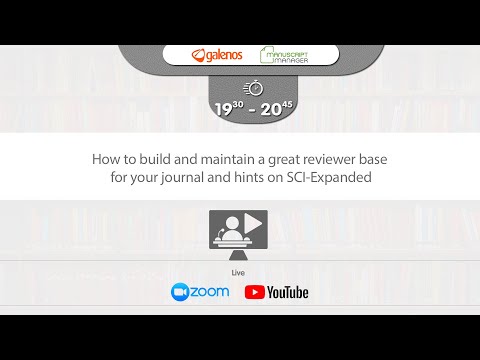 How to build and maintain a great reviewer base for your journal and hints on SCI-Expanded