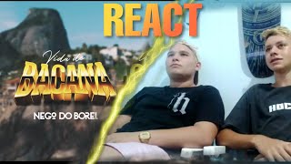 REACT - Vida de Bacana - Nego do Borel, Meno Tody, Luck Muzik e DJ Gabriel do Borel