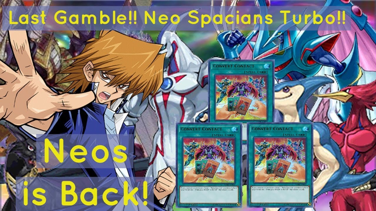 yugioh duel links convert cards [Yugioh Duel-Links] Convert Contact! Last Gamble Neo Spacian Turbo! Fun  Deck!