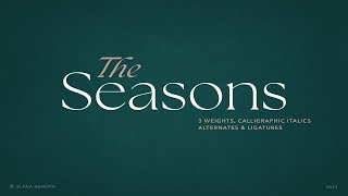 The Seasons Serif Font Family Font Free Download screenshot 5
