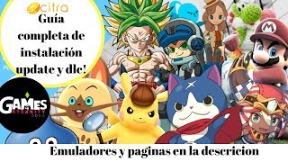 Como Instalar Los Updates Y Dlc En Citra Guia Completa Descarga En La Descripcion Youtube Como Instalar Los Updates Y Dlc En Citra Guia Completa Descarga En La Descripcion Youtube