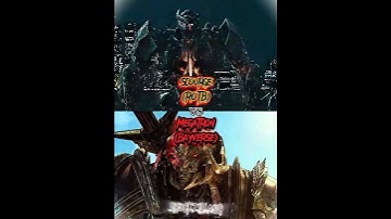 Megatron (Bayverse) vs Scourge (ROTB) |#transformers #transformersriseofthebeasts