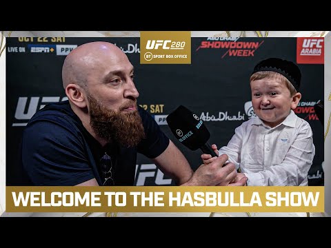 Welcome to the Hasbulla show! Hasbulla steals the mic at #UFC280 | Post-Fight Interview