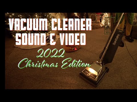 Vacuum Cleaner Sound and Video 2022 Christmas Edition Cozy Christmas Vacuum Sounds 3 Hours
