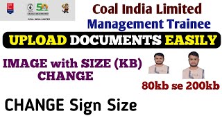 Coal India Limited Management Trainee Form 2025: Photo, Signature & Thumb Impression Upload Guide
