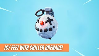 Winterfest - Give An Opponent Icy Feet With A Chiller Grenade - Chapter 3 - Season 1