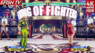 Ramon vs Athena Asamiya (Hardest AI) - KOF XV