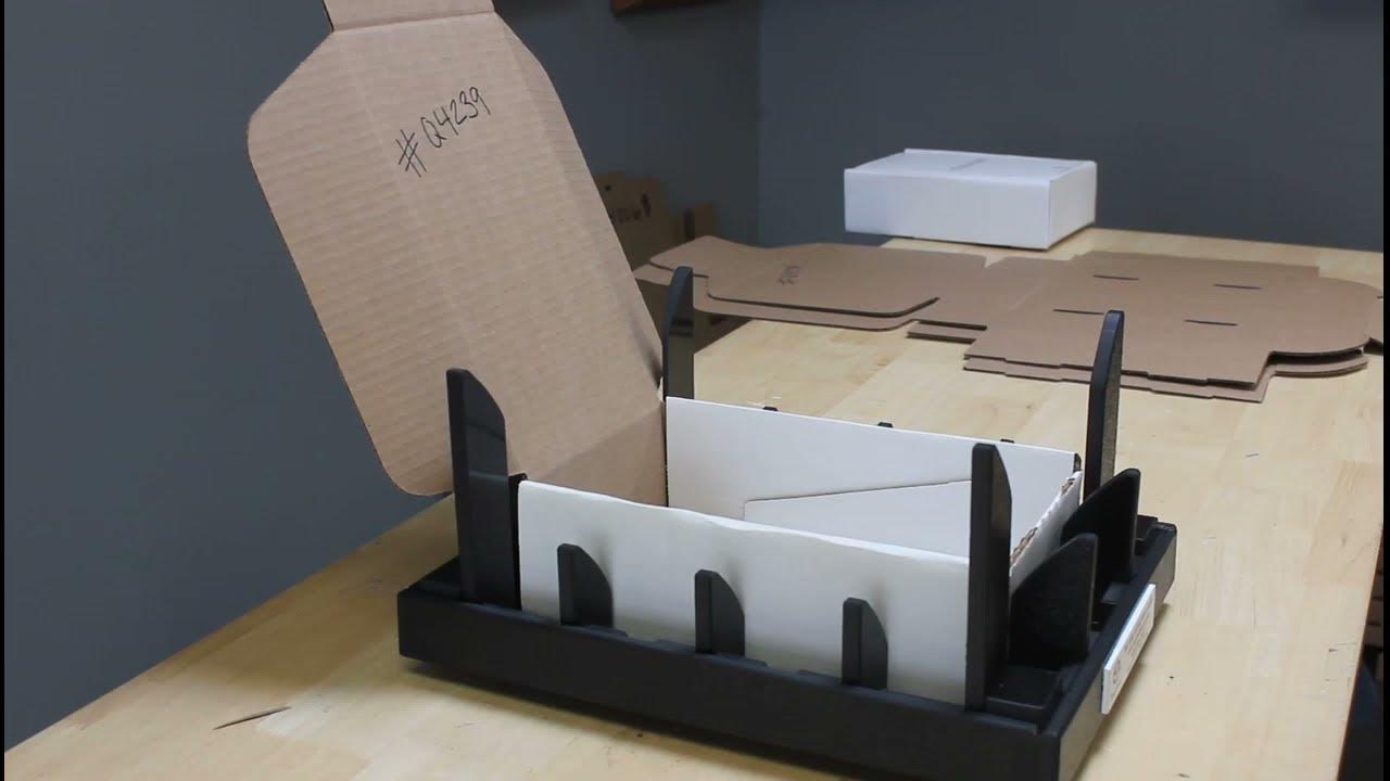 Using Your Box Making Machine Box Folding Fixture YouTube