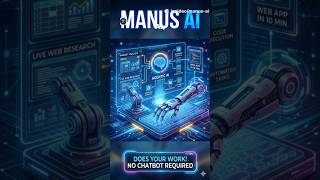 Stop using Chatbots, start using AI Agents! Manus AI is a game-changer. #ai #manusai #productivity