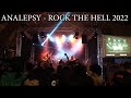 Analepsy  live  rock the hell 2022 full show  dani zed reviews