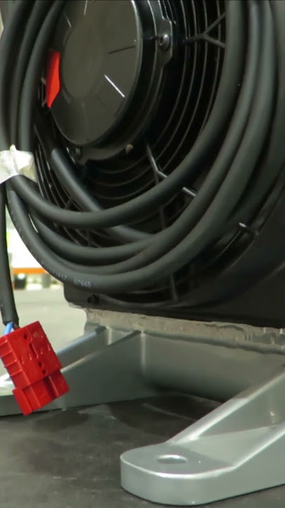 Compact hydraulic air to fluid cooling.
