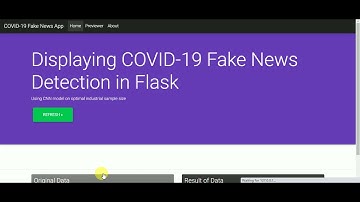Fake News Detector Web App Demo