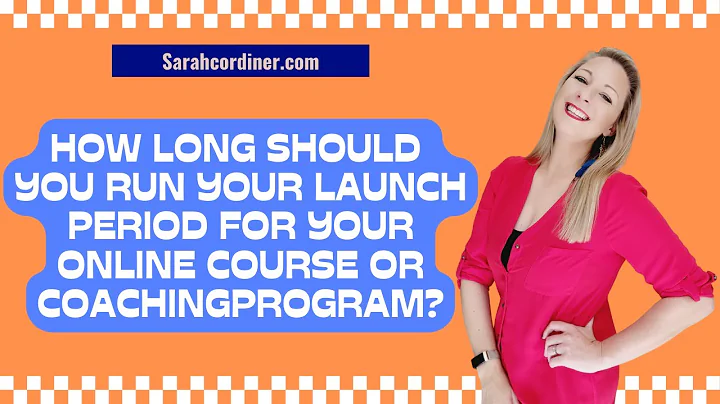 How Long Should You Run Your Launch Period For Your Online Course or Coaching Program?