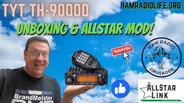 TYT TH-9000D Unboxing and AllStar Link Modification