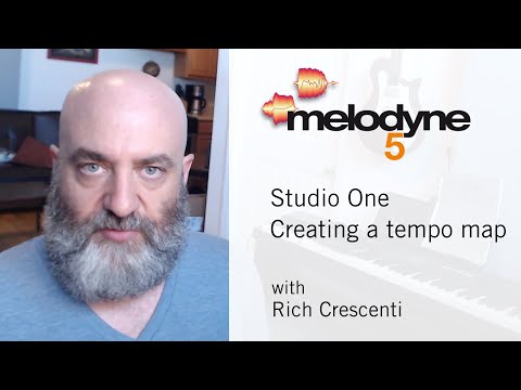 Melodyne in Studio One: Creating a tempo map